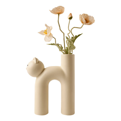 Vase forme de Chat pour Fleurs